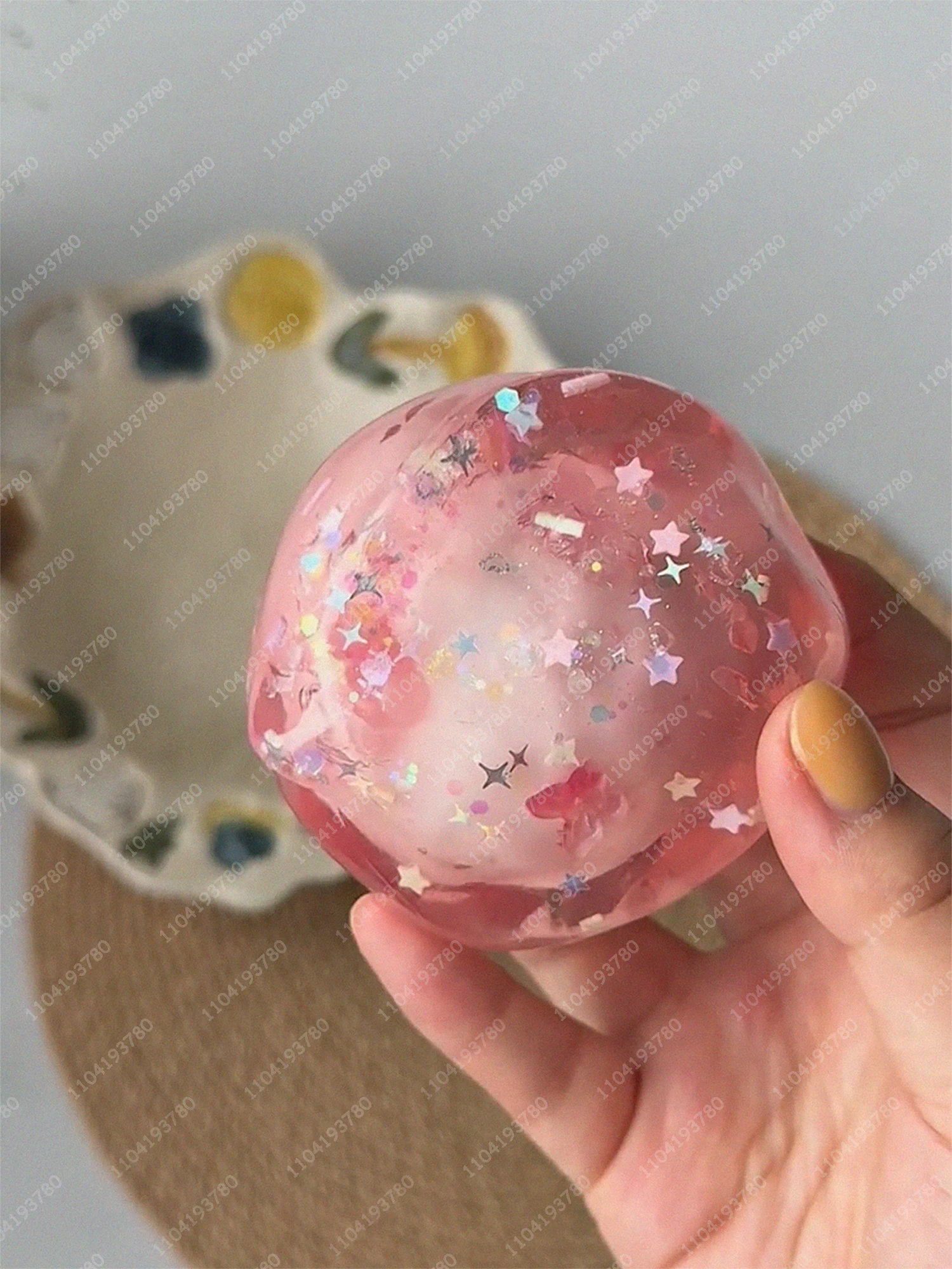Cracking Sound Crispy Stress Ball Squishy Crunchy Shatter Wax Ball ASMR Pop Sound Anti Stress School Desk Fidget Toys for Adults