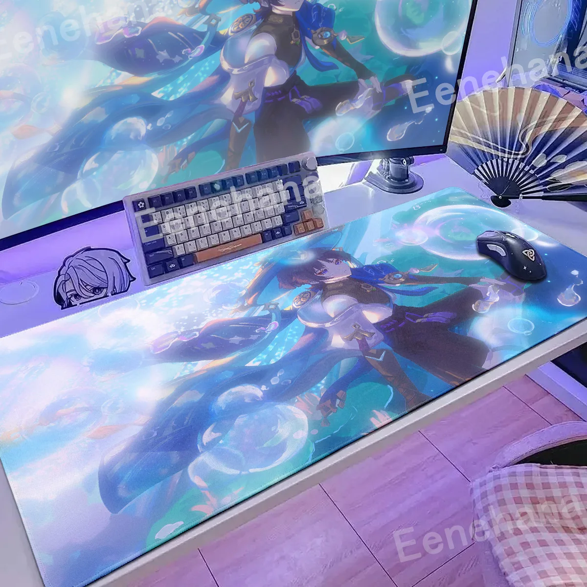 

Anime Genshin Impact Mouse Pad HD Print office Gaming Accessories Fast Shipping E-Esports PC gamer Computer Keyboard Kawaii Pad