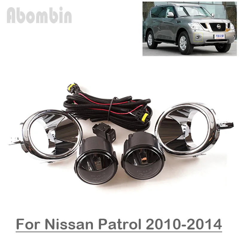 

Front Bumper Lamp Daytime Running Fog Light Assy With Wiring Harness Kit For Nissan Patrol 2010/2011/2012/2013/2014