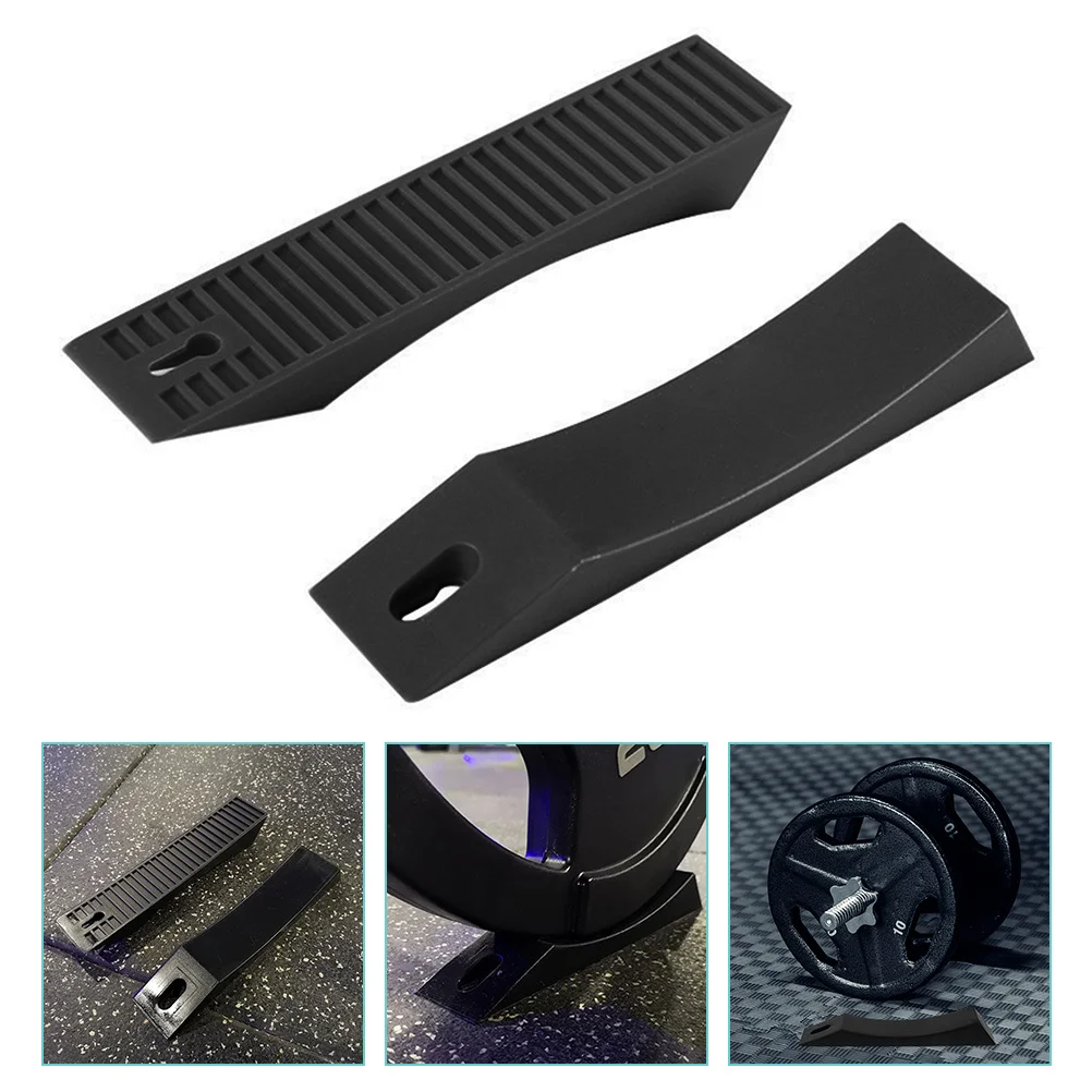 

2pcs Silicone Deadlift Platform Barbell Plate Portable Home Fitness Supply Anti-Slip Gym Accessories Protective Pad