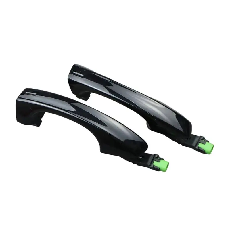 

For VW Touareg 2019-2026 Left+ Right Exterior Door Handle 760837205 760837206 Gloss Black