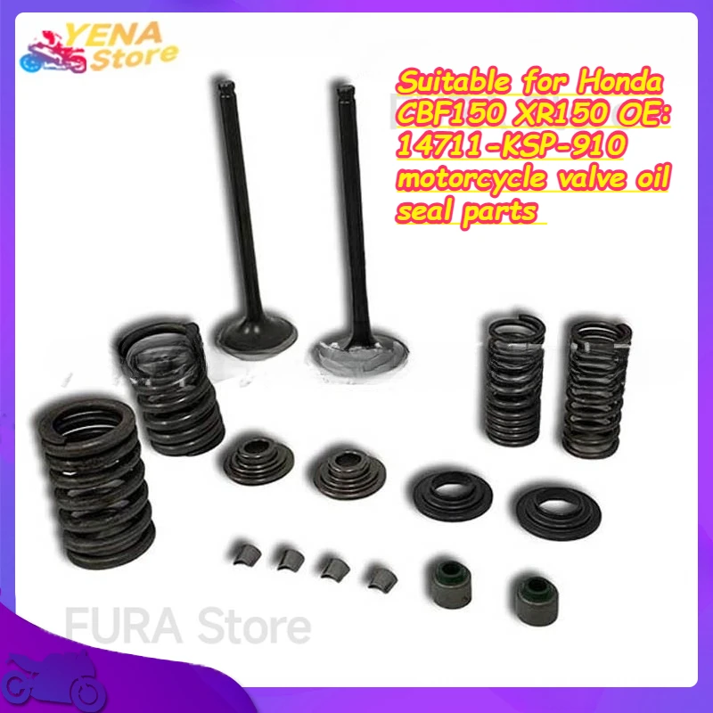 

Intake and exhaust valve - Suitable for Honda CBF150 XR150 OE: 14711-KSP-910 motorcycle valve oil seal parts