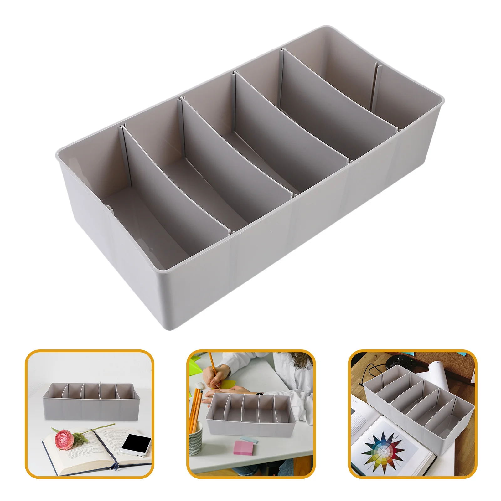 

Zero Money Storage Box Multi-Grid Cash Holder For Office Shop Hotel Desktop Organizer Portable Currency Till Coin Case