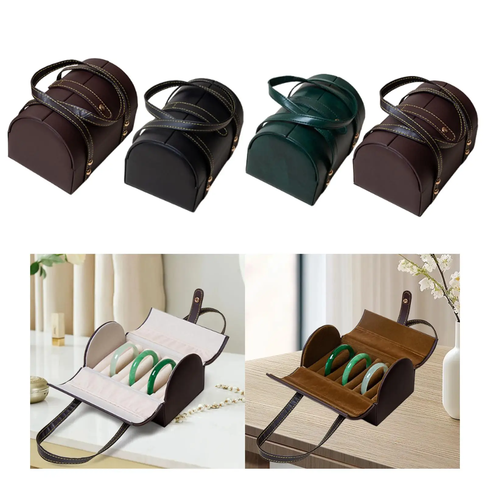 

Bracelet Storage Box Bracelet Organizer Container Soft Interior Lining Elegant