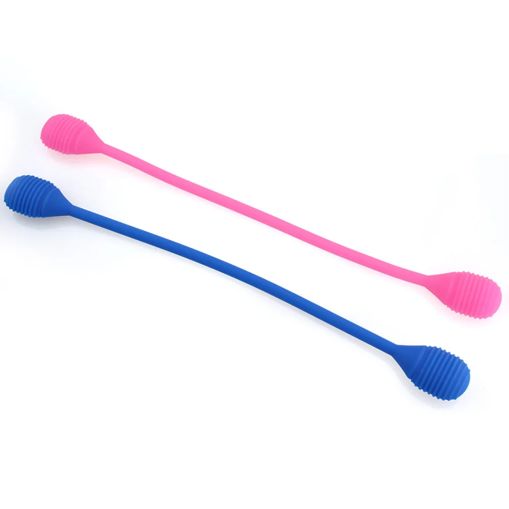 

1pc Silicone Resistance Bands For Strength Training Lightweight Fitness Expander Yoga Exercise Pull Rope For Women Men Pink
