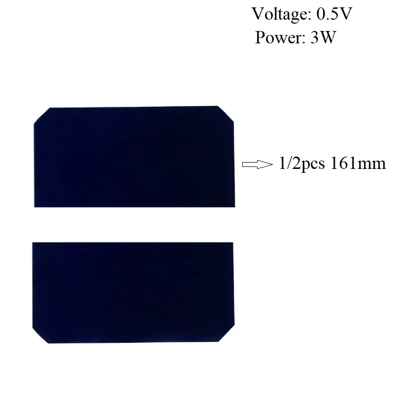 Diy 100W Solar panel. 36pcs Flexible Solar Cell Mono Crystalline + Enough Tabbing wire connector.