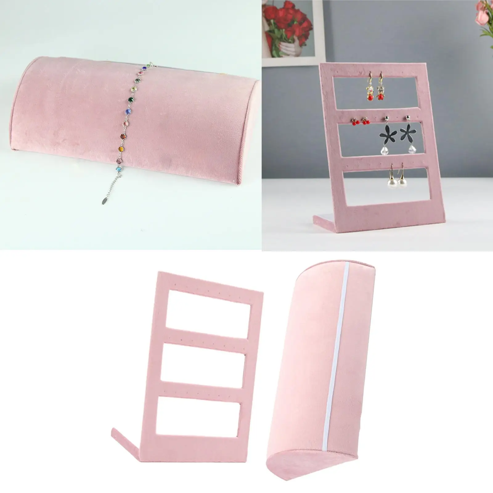 Flanellen Sieraden Display Organizer Rek Voor Slaapkamer Verkopen Winkel Teller