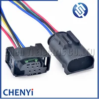 Conector de Pedal de acelerador de coche, 6 pines hembra, 0,6mm, cola de cerdo 1- 967616 -1 7M 0973119 Para sensor de válvula de acelerador con cable