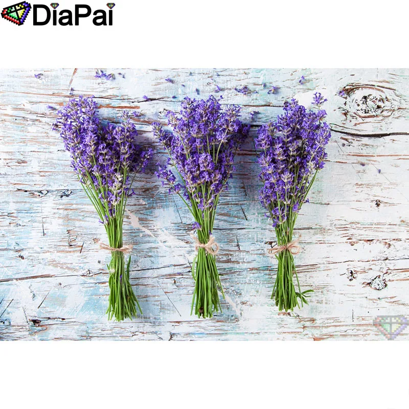 

DIAPAI Diamond Painting 5D DIY 100% Full Square/Round Drill "Flower landscape" Diamond Embroidery Cross Stitch 3D Decor A24622