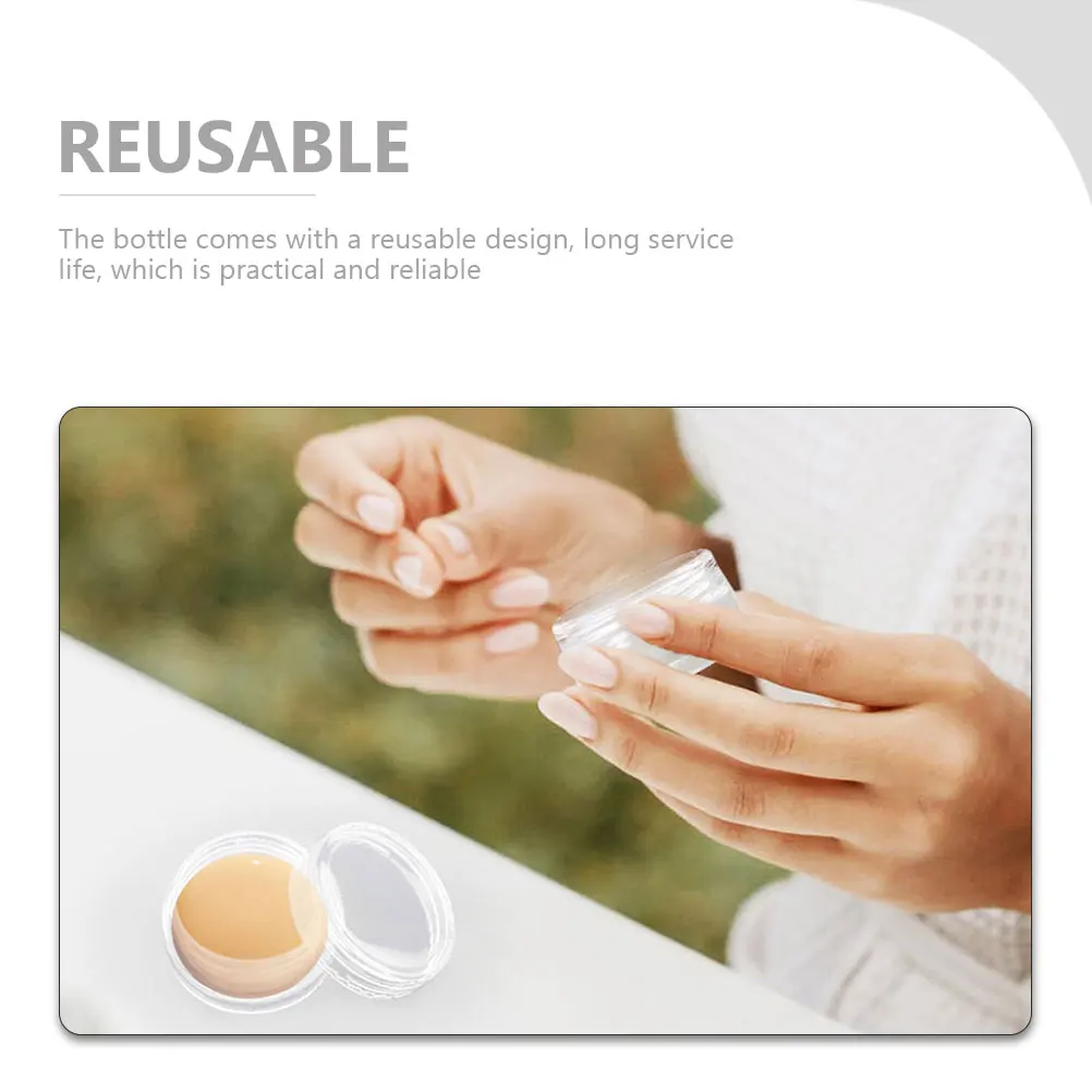 30 Stück leere Gesichtscreme-Flaschen, nachfüllbare Reisebehälter, hochwertiges Material, keine Leckage, Cremeflaschen, Gläser