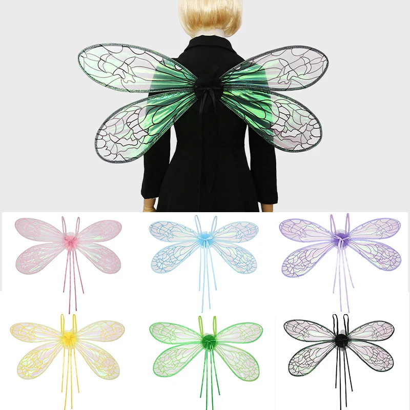 

Halloween Party Makeup Ball Props COS Dress Up Elf Wings Simulation Butterfly Wings Angel Girl Decoration Photo Props