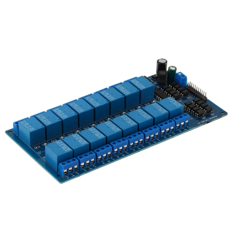 16 Channel Relay Module Electromagnetic Board For ARM/AVR PIC PLC Low Level Trigger12V
