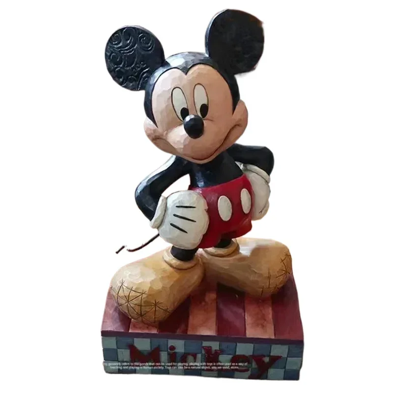 35cm Disney anime character Mickey Mouse action figure statue Piggy bank Arts and Crafts Collection model Home Decor adult gift