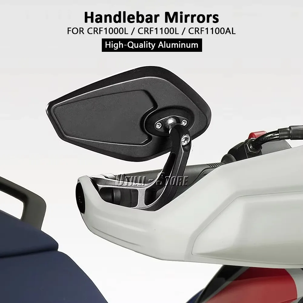 

Motorcycle Rearview Mirrors Bar End Handlebar Mirror Kit For Honda CRF1000L CRF1100L Africa Twin Adventure Sport CRF1100AL