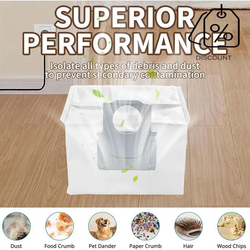 Replacement Dust Bags For Roborock Q5 Max+ /S8+ /S8 Pro Ultra /S7 Maxv Ultra /S7 Max Ultra Robotic Vacuums Parts-Y48A