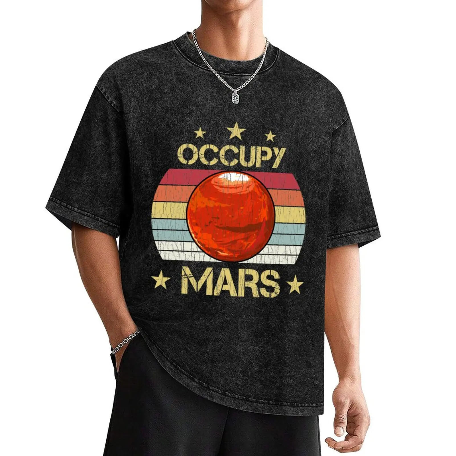 Occupy Mars Spacex Starman Shirt T-Shirt basketball graphic tees custom t shirt quick drying sweat mens t shirts top quality