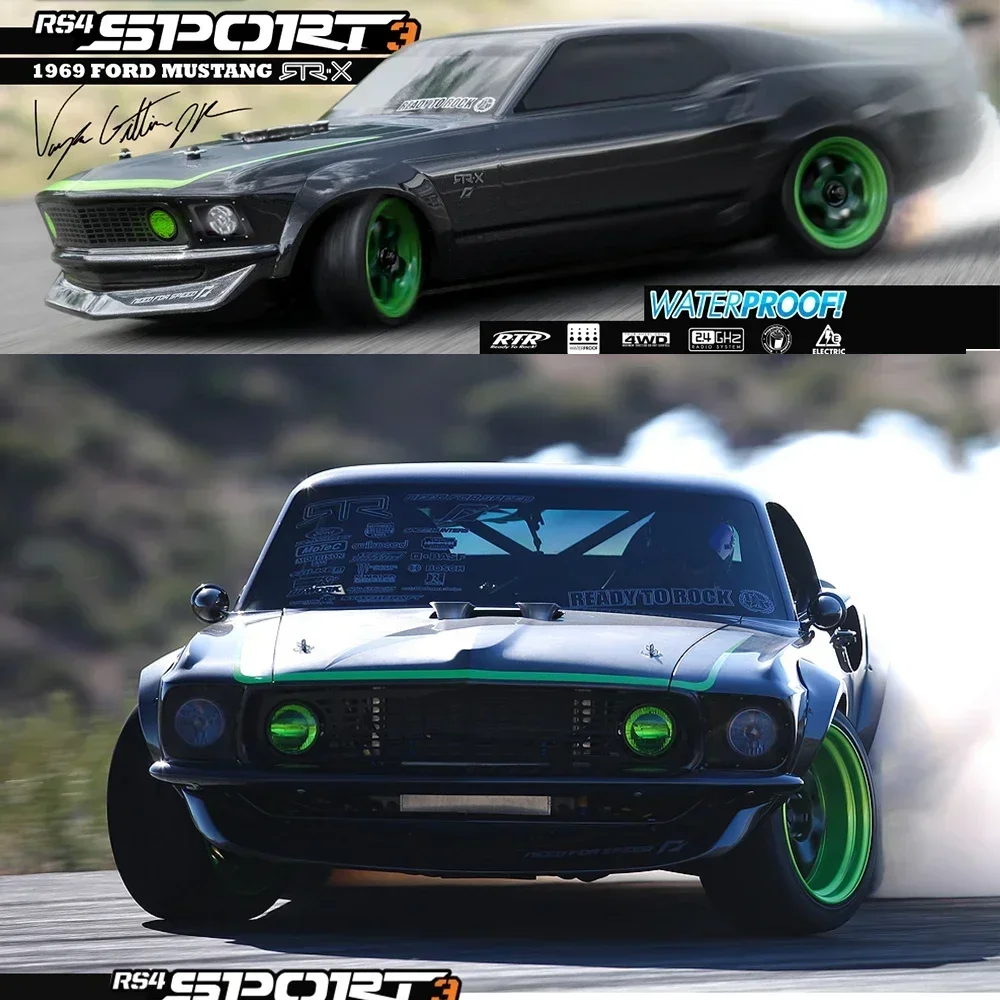 HPI RACING 120102 SPORT 3 MUSTANG RTR-X 1969 1/10 RC الكهربائية التحكم عن بعد نموذج سيارة الانجراف على الطريق مركبة الكبار لعب الأطفال #2