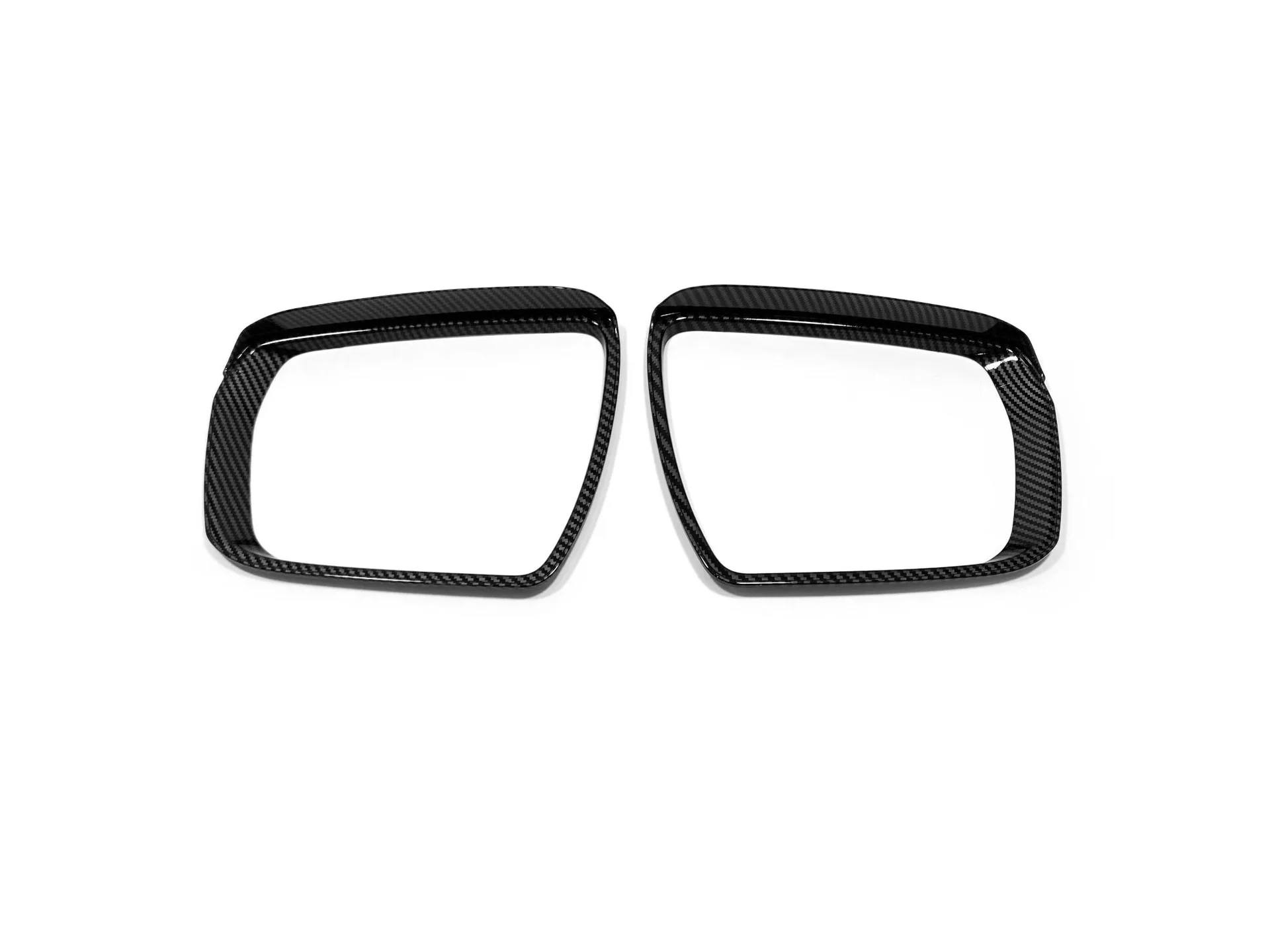 2pcs 21DMAX Rearview Mirror Rain Shield Carbon Fiber ABS