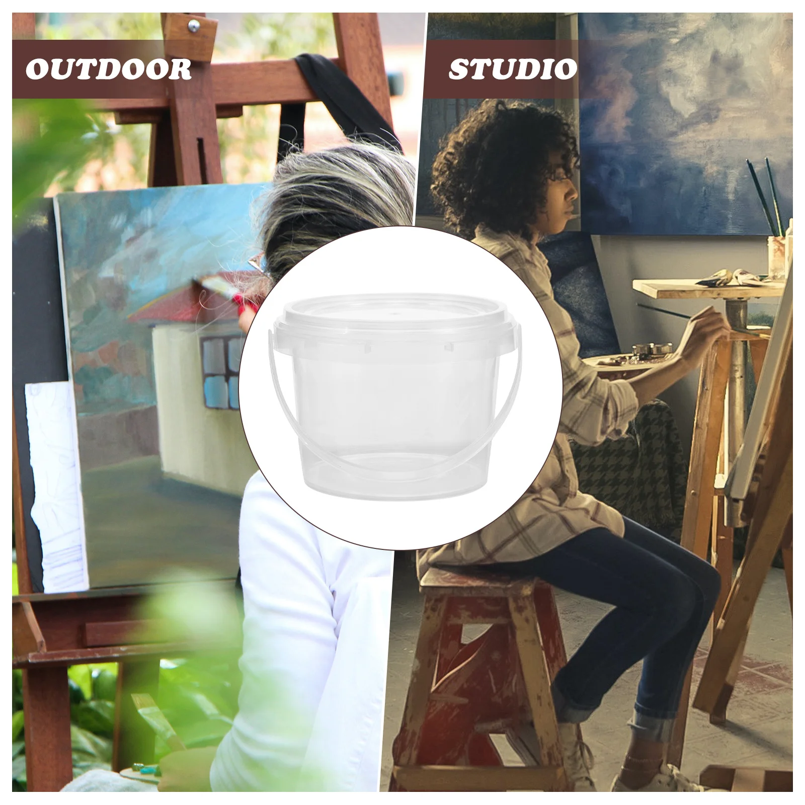 20 قطعة صندوق تخزين الطين الناعم متعدد الوظائف منظم بلاستيكي للوازم الفنية والأصباغ المنزلية حاوية تخزين المطبخ #6