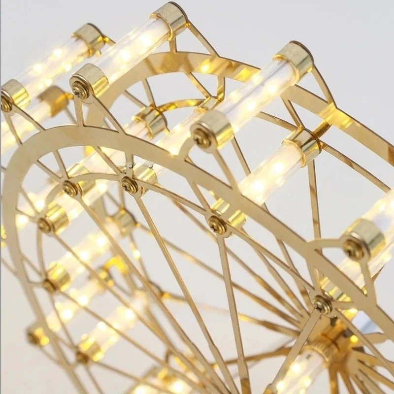 Advanced Version Designer LED Creative Light Luxury Home Living Room  with Rotating Luminous  Indoor Lighting Decoration Lamp