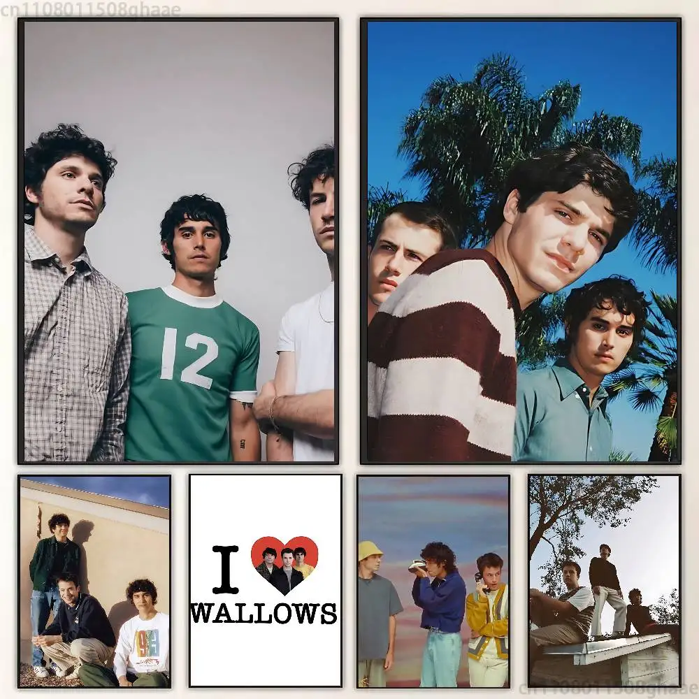 Wallows Band Classic Poster Wall art print art suitable for living room bedroom bar parlor home decoration gift