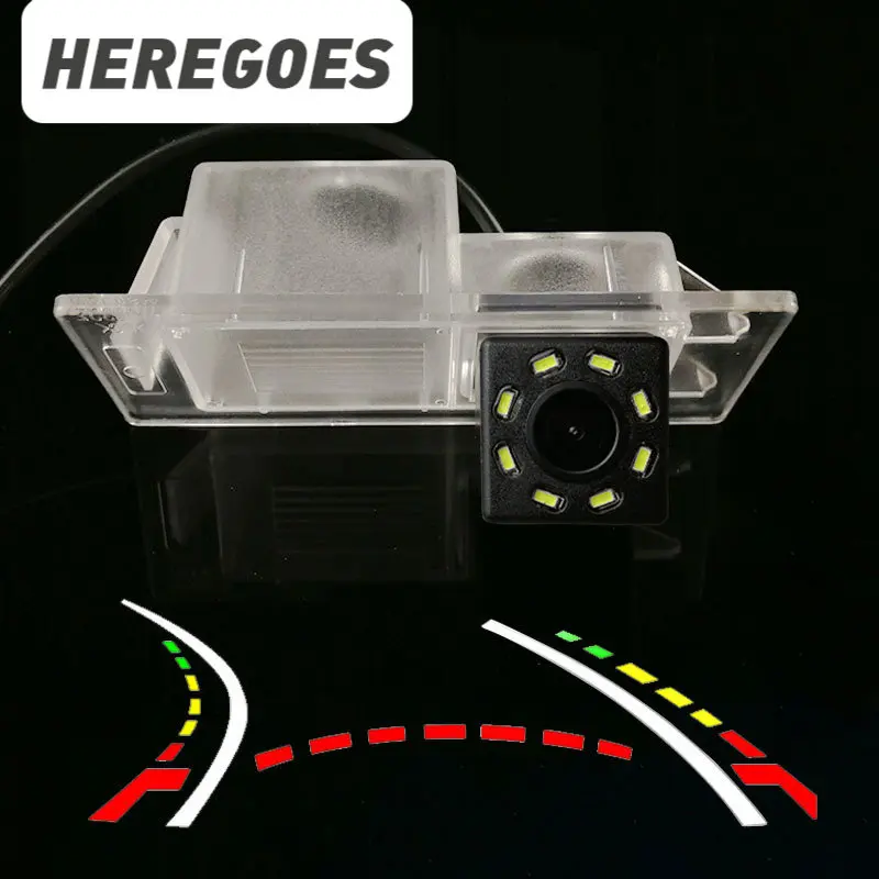 HD Wireless Car CCD Rear Camera Fisheye  8 12 led dynamic Night Vision bracket waterproof parking For kia Sorento 2015 2016