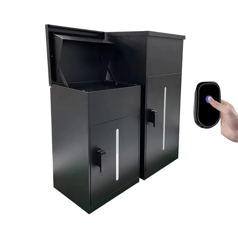 Independent waterproof smart home mailbox anti-theft residential fingerprint lock metal App outdoor wall sticker