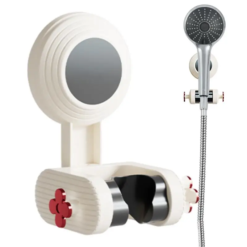 

Wall Mounted Handheld Showerhead Bracket for Bathroom Adjustable Suction Cup Shower Head Holder Removable Shower Nozzle Bracket