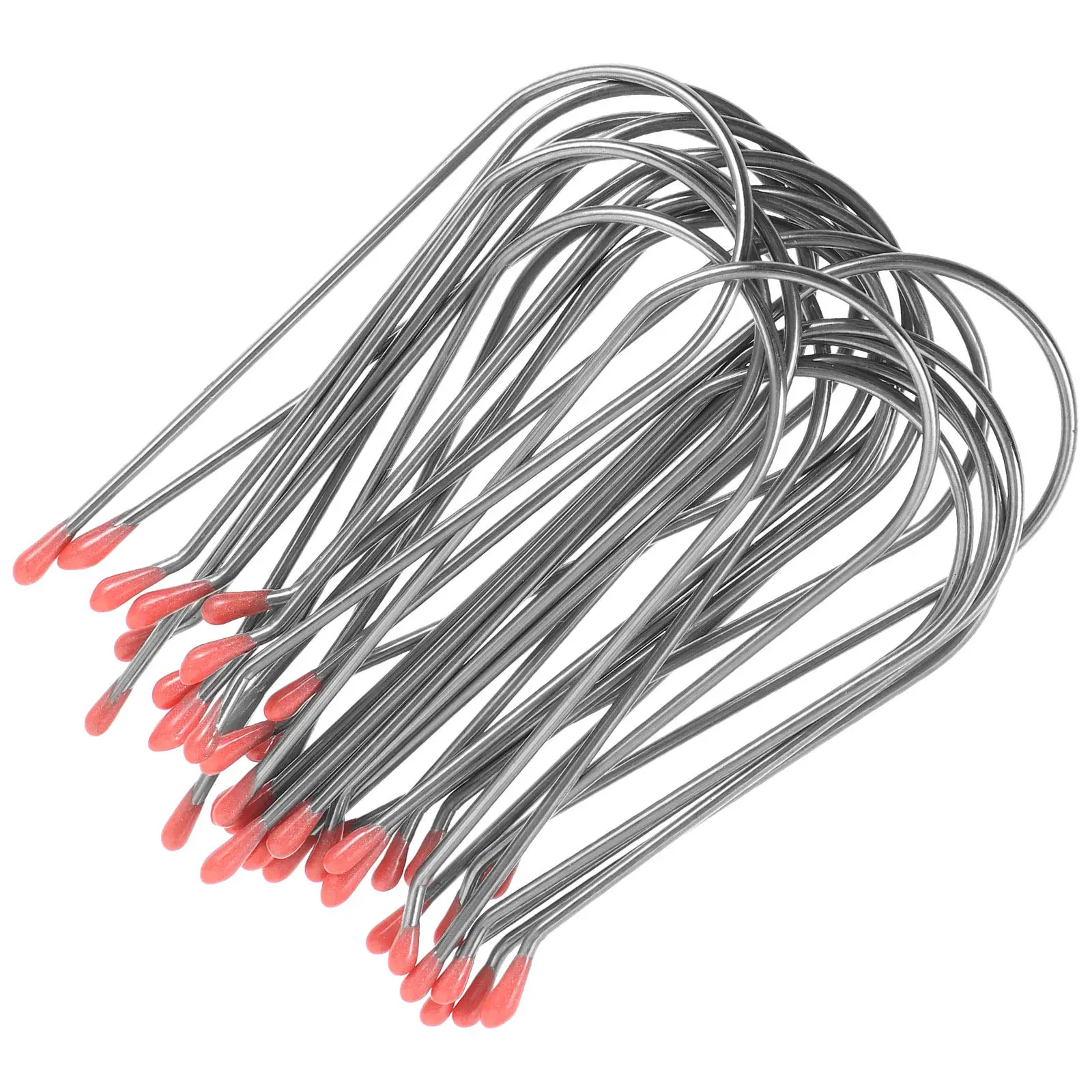 

20 шт. металлических U-образных зажимов для горячих бигудей, сменные клипсы для электрических термобигудей, для салонов и домашнего использования, для создания локонов и объема