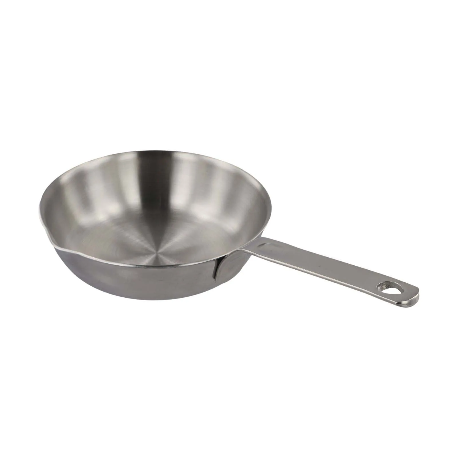 

Compact Stainless Steel Sauce Pan Mini Egg Skillet for Easy Cooking and Pouring Suitable for Gas and Induction Stoves