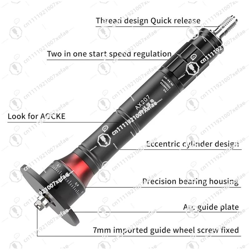AX207 Mini Pneumatic Chamfering Machine Metal Deburring Chamfering Tool Trimming Metal Deburring Machine