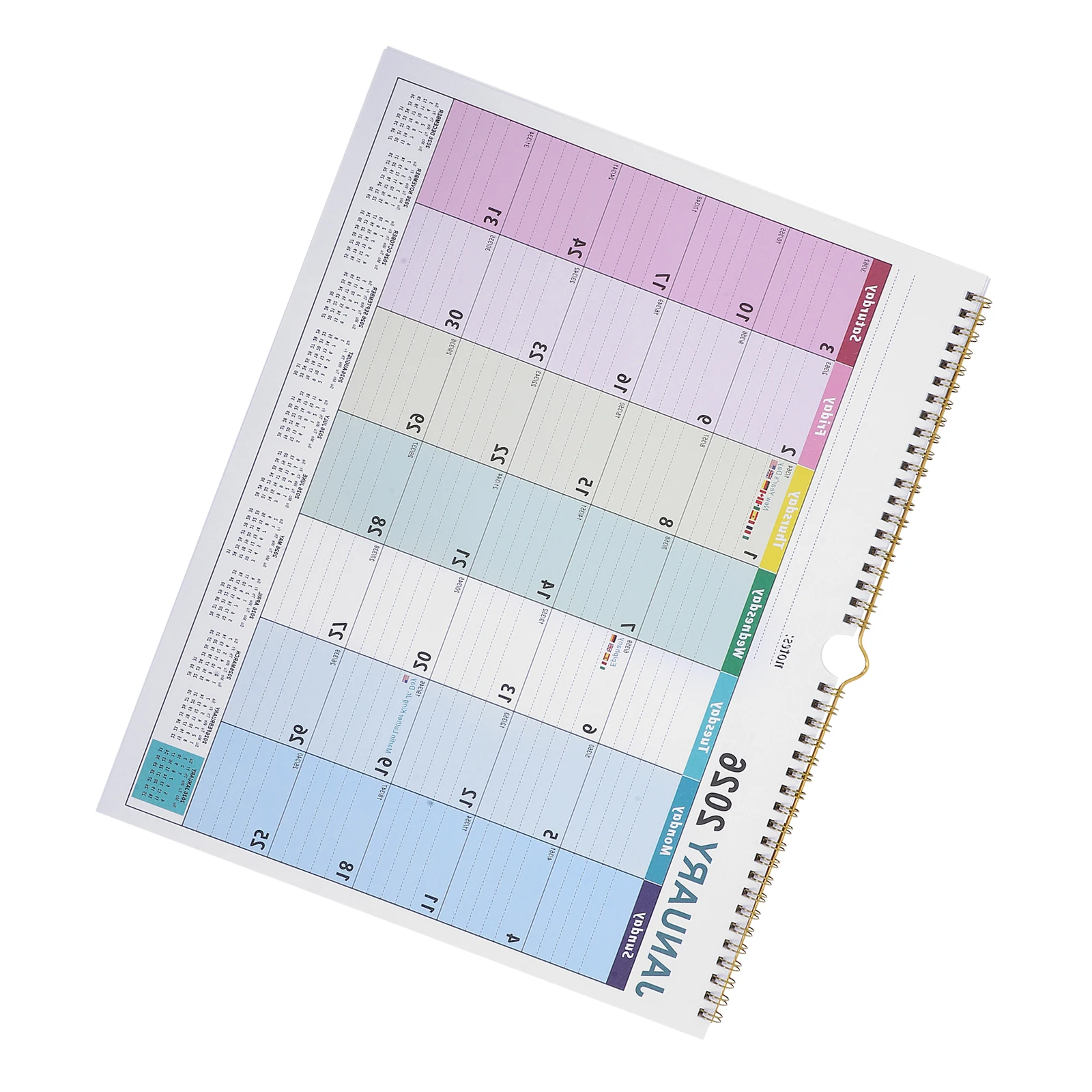 

Wall Hanging Monthly Calendar Double Line Scheduling Home Office Paper 18 Months 2025 2026 Planner Festivals