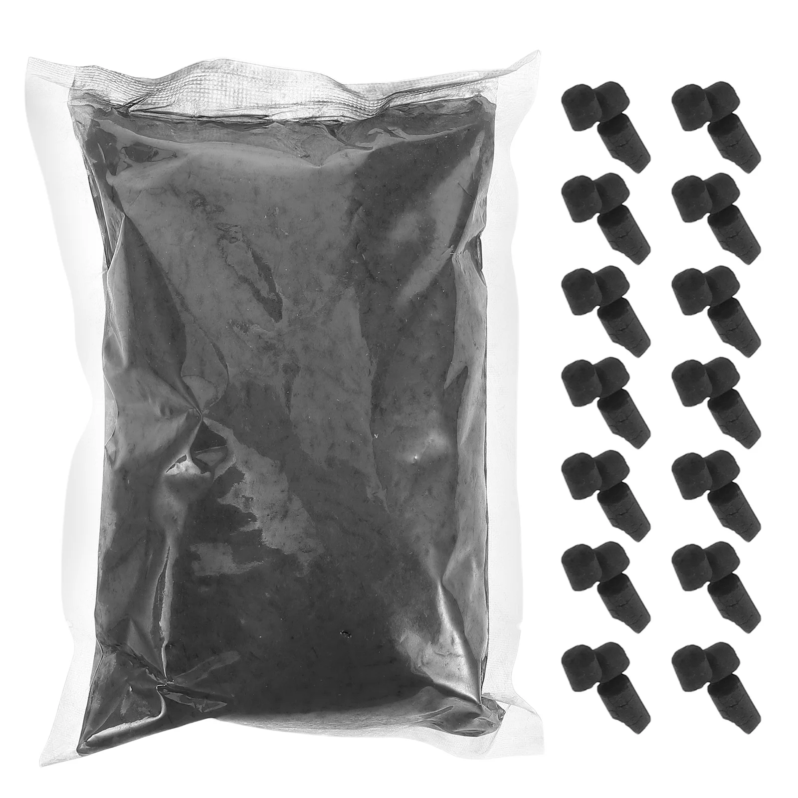 

Kitchen Composter Activated Charcoal Filter Refill Compost Bin Filter Smell Absorbing Charcoal for Trash Can Composters