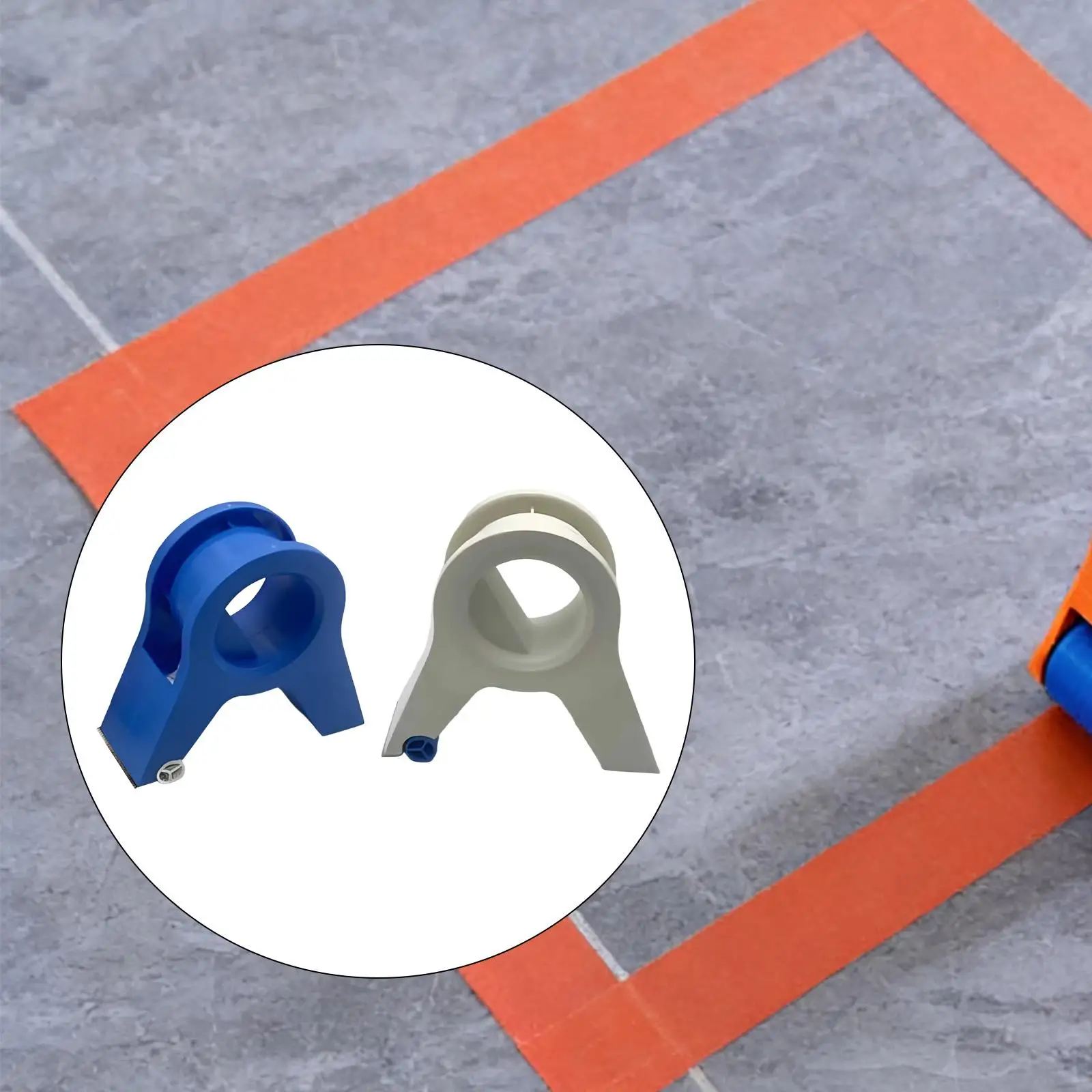 

Masking Tape Applicate,Painter Tape Applicate Compact Portable with Cutting Paint Tapes Dispenser for Trim Floor Tiles