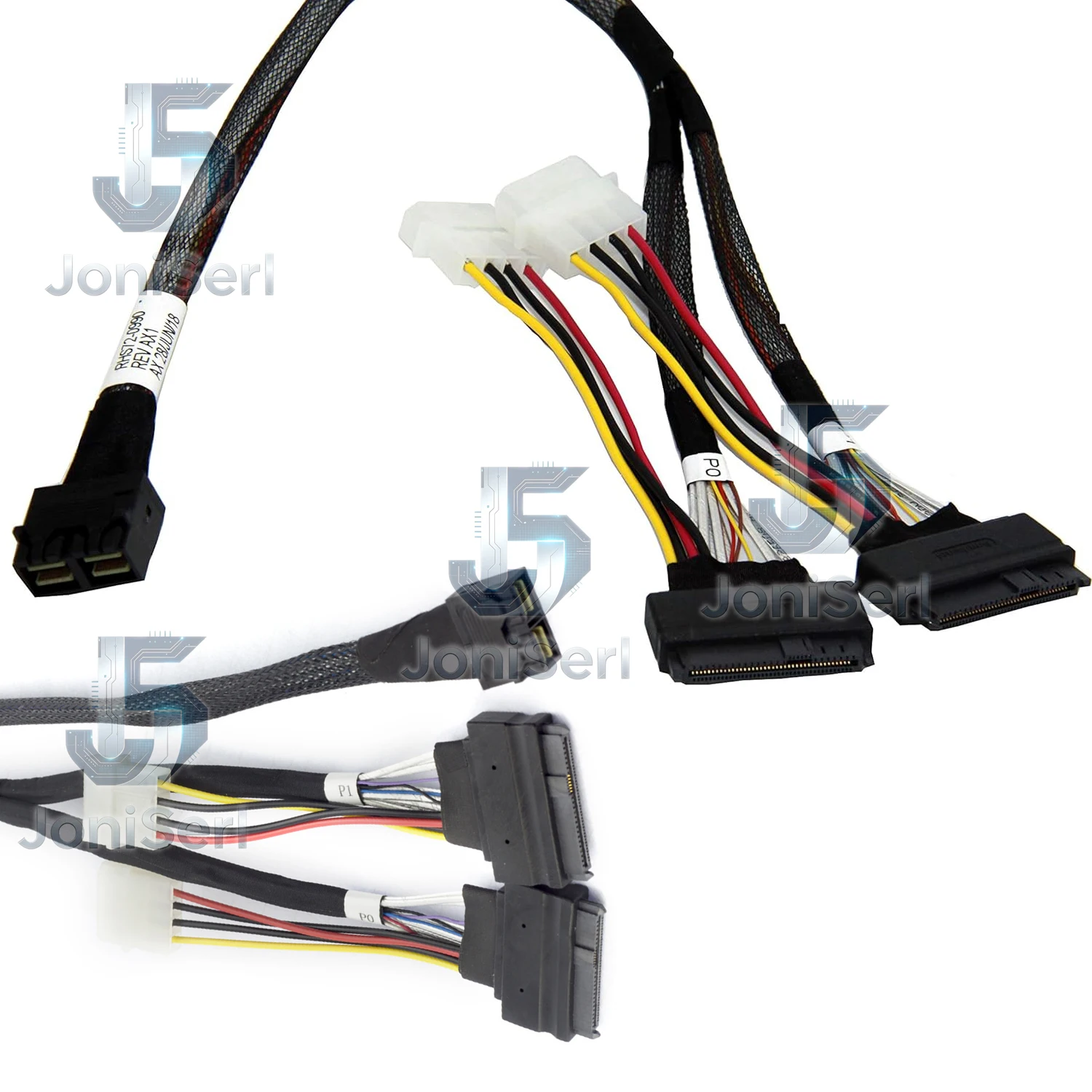 lsi94xx-シリーズ専用-2-minisas-hd-8x-から-2-u2-nvme-ssd、sff-8643-72pin-から-2-sff-8639-68pin-ケーブル