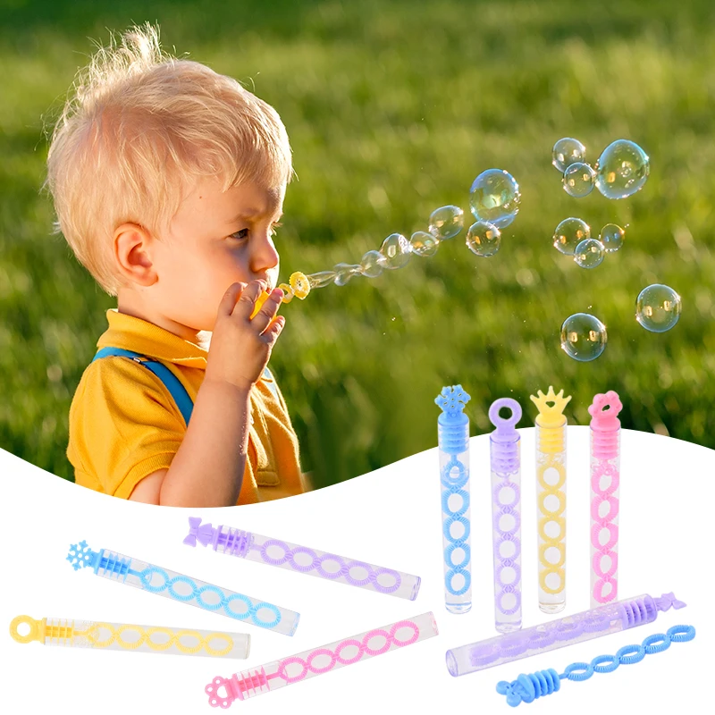 

10Pcs Cute Colorful Bubble With Soap Water Bubble Soap Bottle Toys Kids Birthday Party Pinata Filler Wedding Gifts For Guest