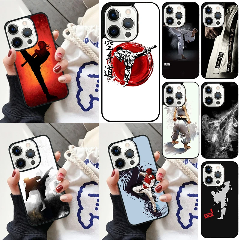 Kung Fu Karate Taekwondo Cover For iPhone 16 13 14 15 Pro Max 12 Mini 11 15 Pro Max 6 7 8 Plus Max SE 2020 Phone Case