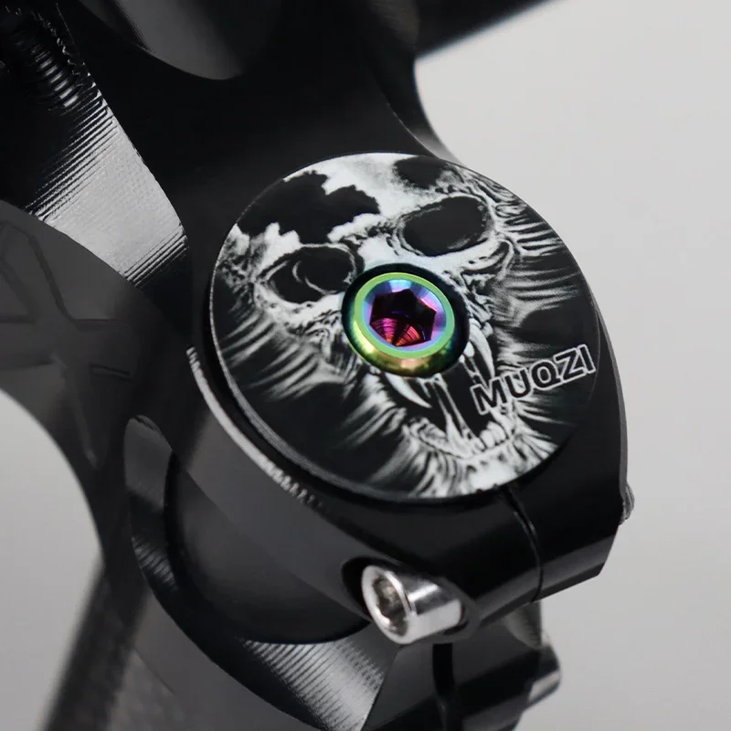 MUQZI Bike M6 Titanium Alloy Stem Top Cap Screw M6x35mm M6x30mm Super Light MTB Road Bicycle Headset Top Cap Bolt