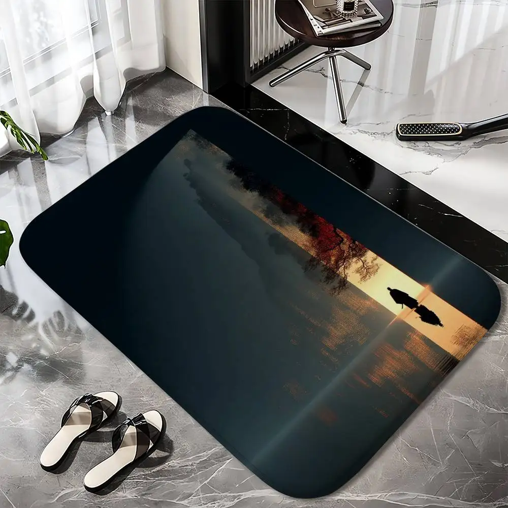 

Red And White Japan Floor Mat Printed Large Carpets Room And Bedroom Carpets Bathroom Anti Slip Door MATS Small Carpets