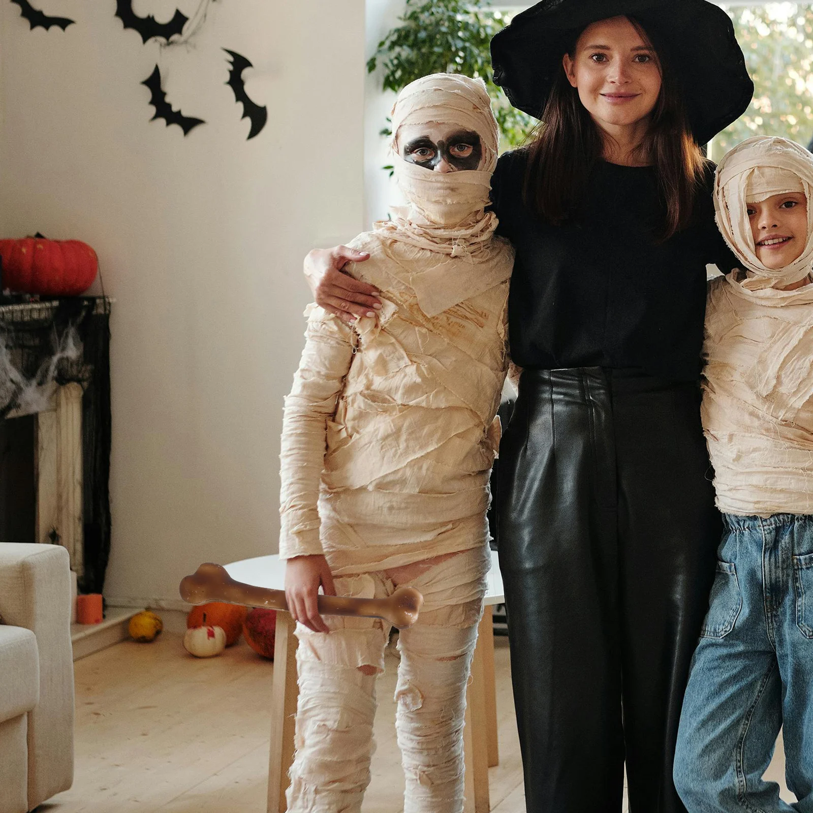 Gesimuleerde botrekwisieten Lichtgewicht Halloween-decoraties voor griezelige installatie Nepbeenderen Gebruik buitenshuis