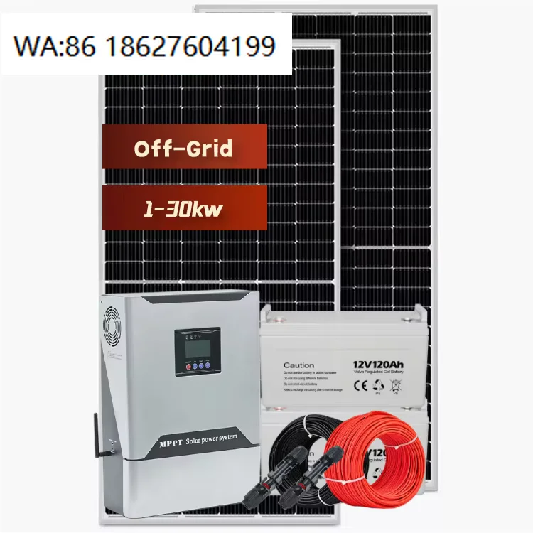 Full Package 5KW 10KW 20KW 30KW Off Grid Solar System Kit Hybrid Solar Energy System Set Home On Off Grid PV System