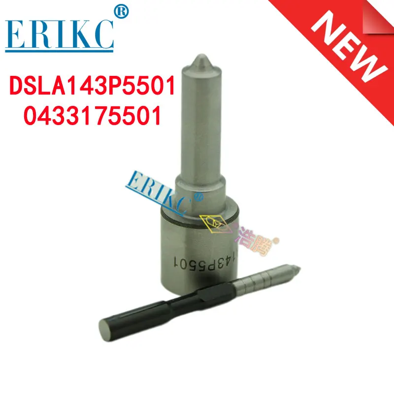 ERIKC DSLA143P5501 Injector Diesel Nozzle Common Rail 0 433 175 501 Pump Parts Injector Nozzle DSLA 143 P5501 for 0 445 120 212