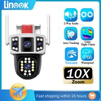 Linook YOOSEE,dual lens,dual screen,WiFi,CCTV full-color high-definition security camera, 8MP,IP camera,WiFi waterproof CCTV