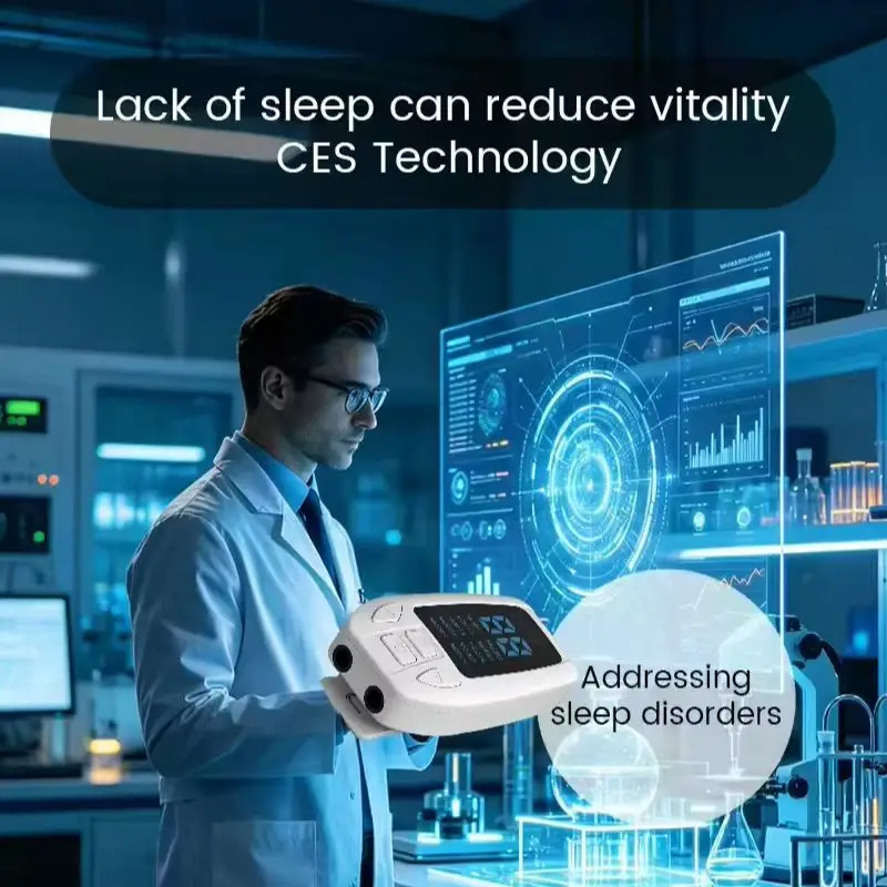 Sleep Aid CES Cranial Electrotherapy Stimulation Technology Alpha Stim Insomnia Sleeping Device No Sleep Anxiety Depression