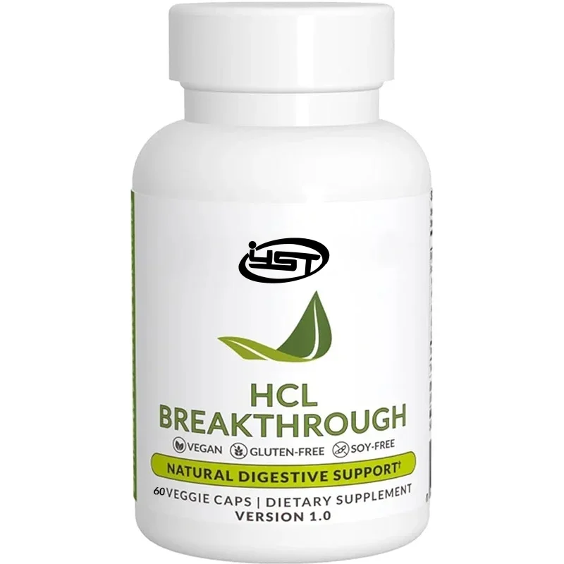 Betaine hydrochloride enzyme supplement - helps with protein breakdown and absorption - helps alleviate gas and heartburn