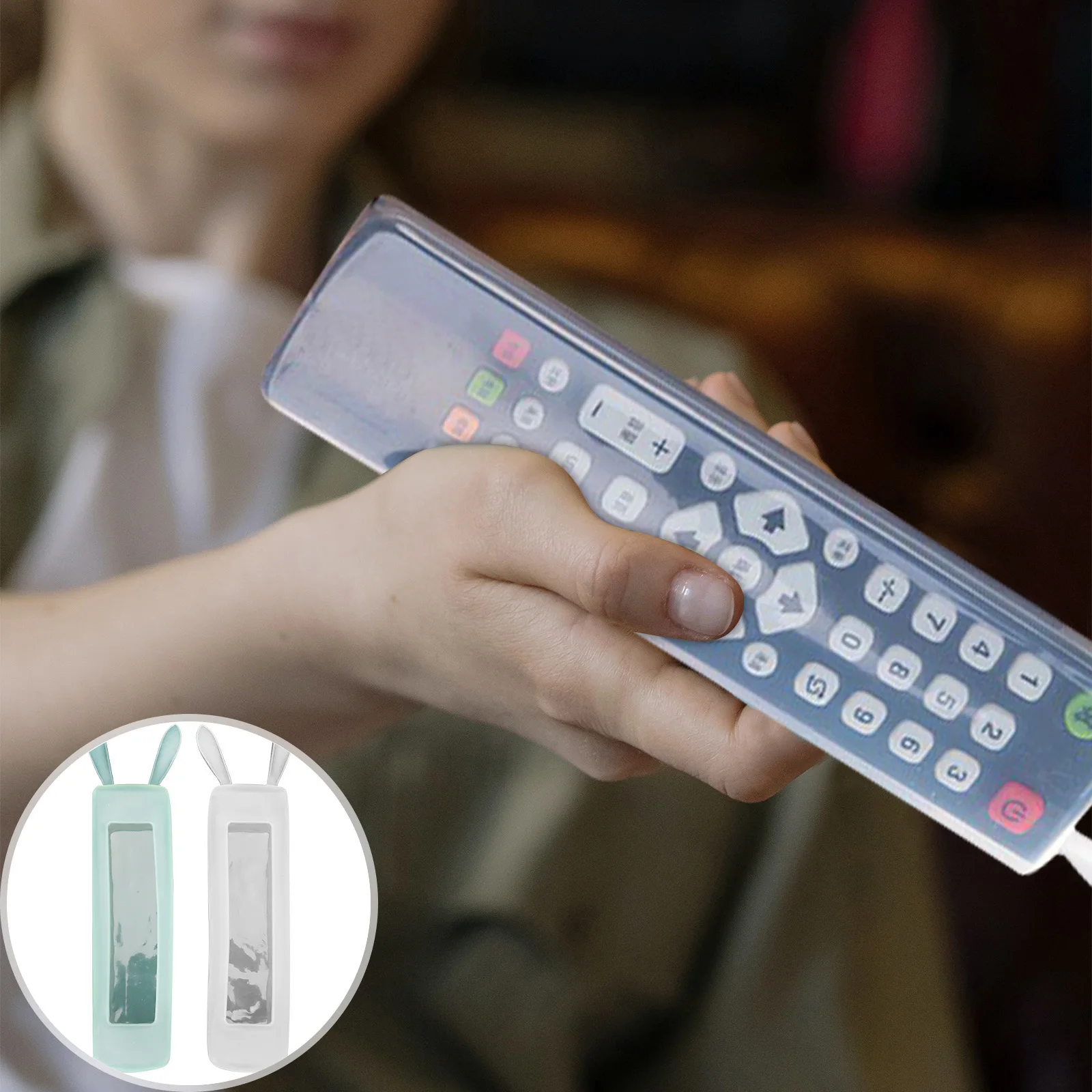 

4pcs Remote Controller Cover Silicone Luminous Protective Shell Glow In The Dark Case For Remote Control Replacement Sleeve