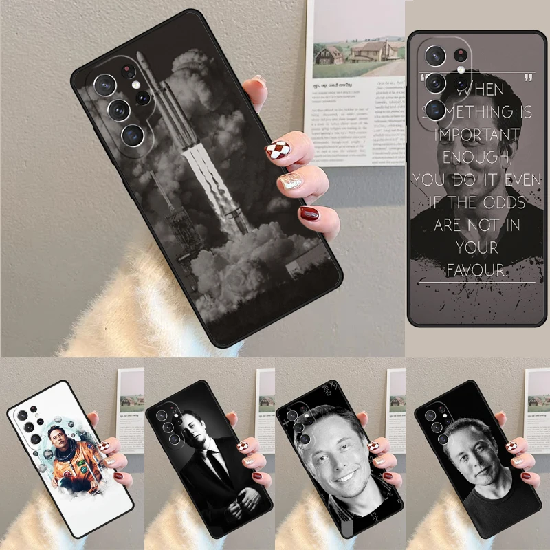 Elon Musk Handyhülle für Samsung Galaxy Note 10 Pro S26 Ultra S23 S24 FE S25 S21 S22 PLUS stoßfeste Hülle
