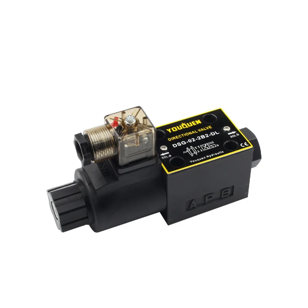 

YUKEN Type Solenoid Directional Hydraulic Valve DSG-02-2B2 2B2B-DL-DC24V AC220V Chinese Manufacture Electric Hydraulic Valve