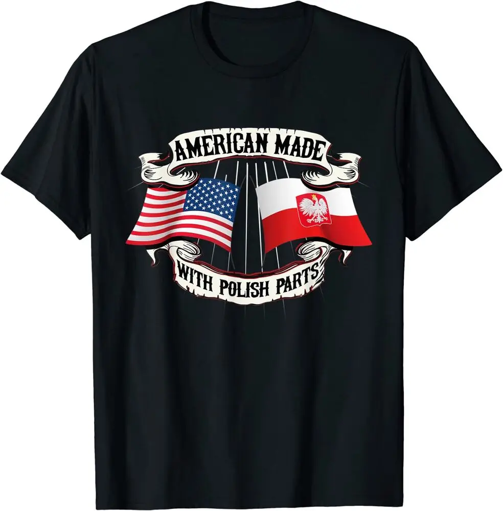 American Made Polish Parts Solidarity Poland Flag Polska T-Shirt Anime Graphic T-shirts High Quality 100%Cotton Short Sleeve