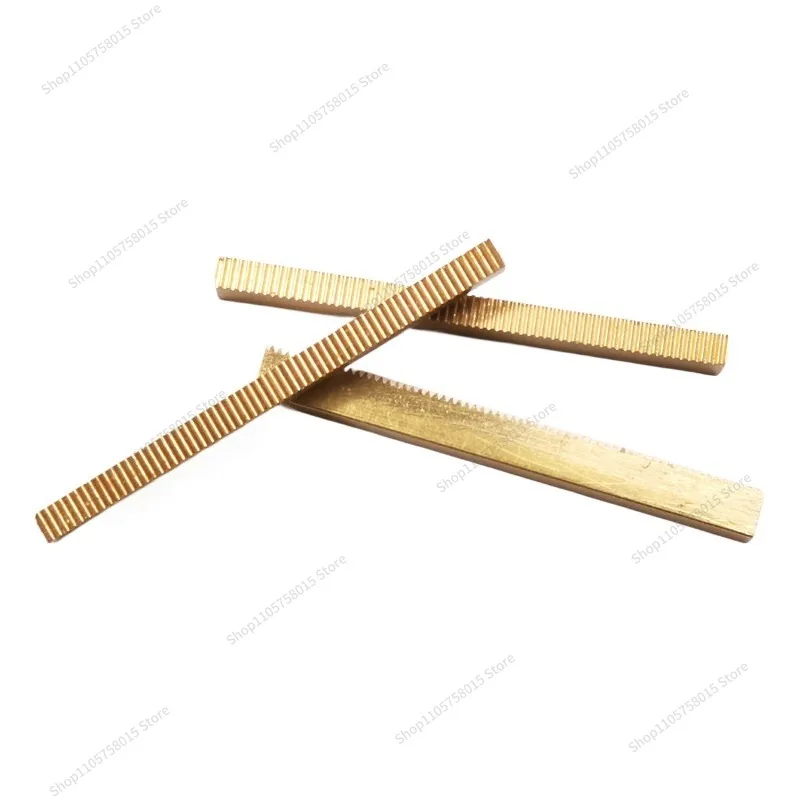 For 0.2 module straight rack, small module precision brass metal miniature gear, linear transmission, fine adjustment track gear